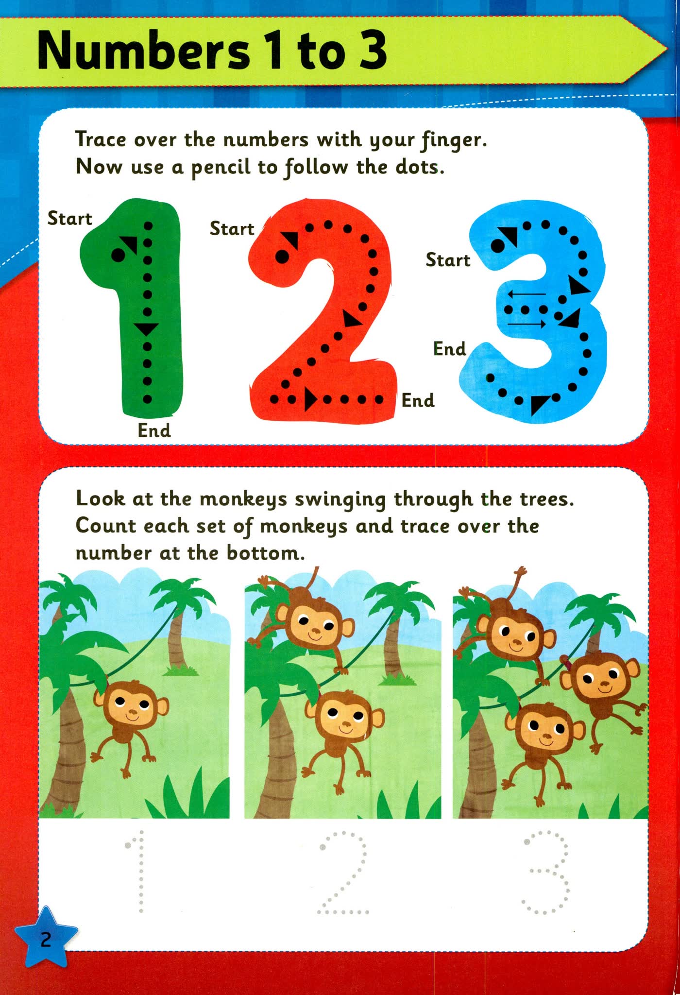 图片[2]-英国原版幼儿启蒙练习册 Leap Ahead Workbook English&Math-糖果资源站