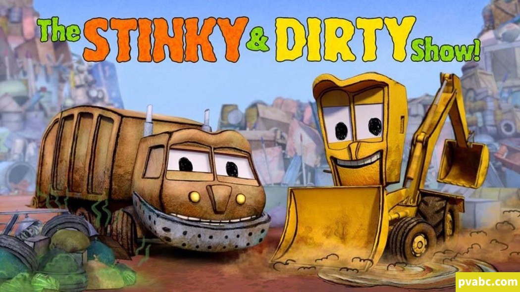 qw臭臭和脏脏 The Stinky and Dirty Show 英文版第1-2季全26集英语英字高清1080P下载-糖果ABC资源站