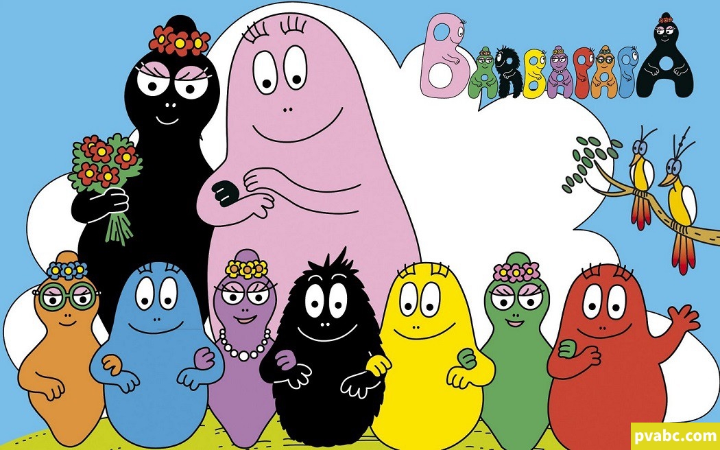 qw巴巴爸爸 Les Barbapapa 英文版动画片第1/2/3季全150集英语英字1080P视频MP4+音频MP3-糖果ABC资源站