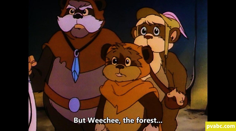 图片[1]-小奇兵 Star Wars: Ewoks 英文版第1/2季全35集英语英字高清720P视频MKV网盘下载-糖果ABC资源站