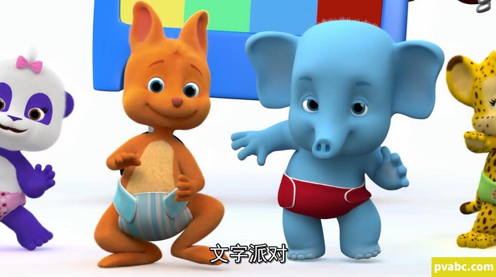 图片[1]-qw文字派对 Word Party互动学前动画片40集国语中字高清1080P视频MP4+音频MP3下载-糖果ABC资源站
