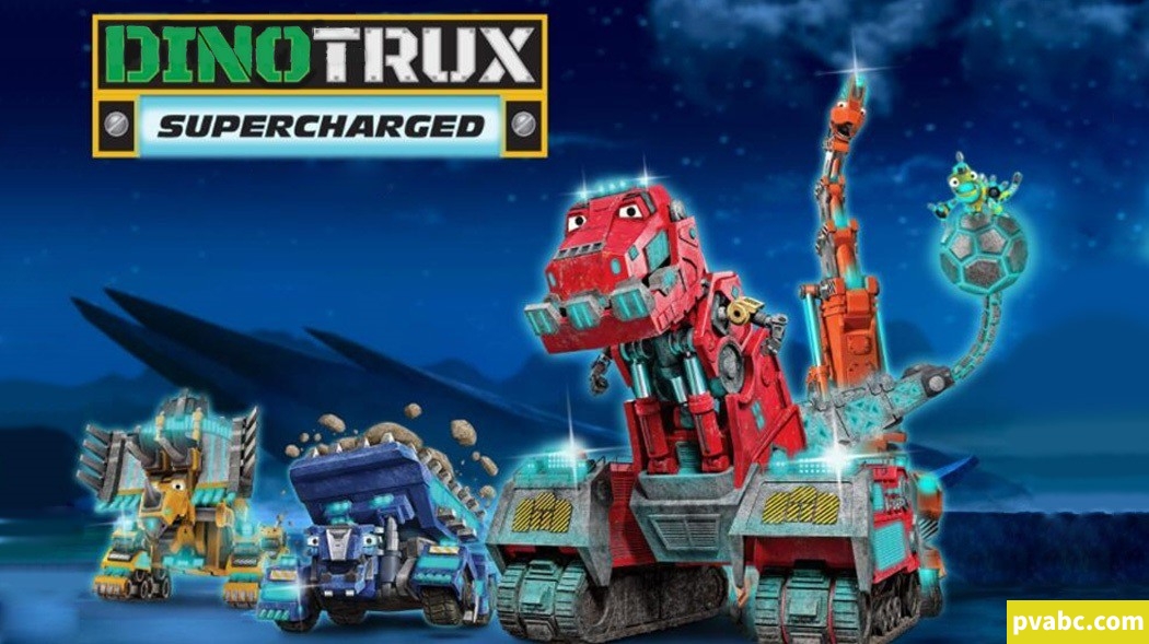 qw恐龙卡车:动能强化 Dinotrux Supercharged 英文版动画片第1/2/3季全26集高清1080P下载-糖果ABC资源站