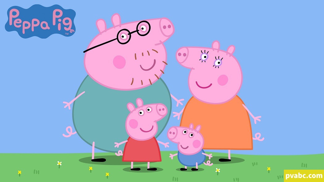 小猪佩奇 Peppa Pig 英文版第1/2/3/4/5/6/7季全260集中英双字幕高清1080P视频MP4下载-糖果ABC资源站