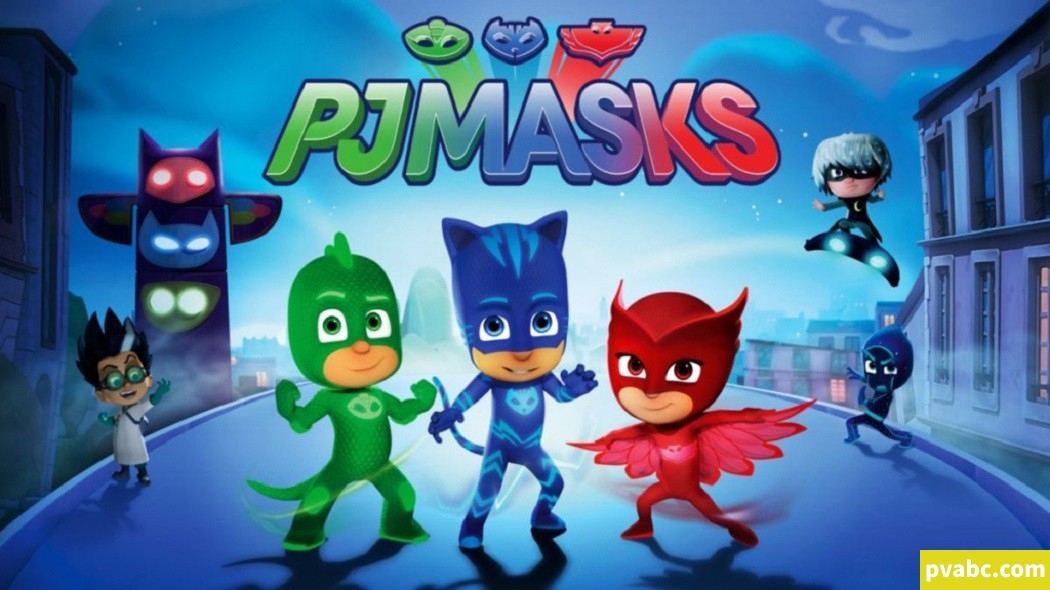 qw睡衣小英雄 PJ Masks 英文版迪士尼冒险动画片第4季全48集英语英字720P高清视频MKV下载-糖果ABC资源站