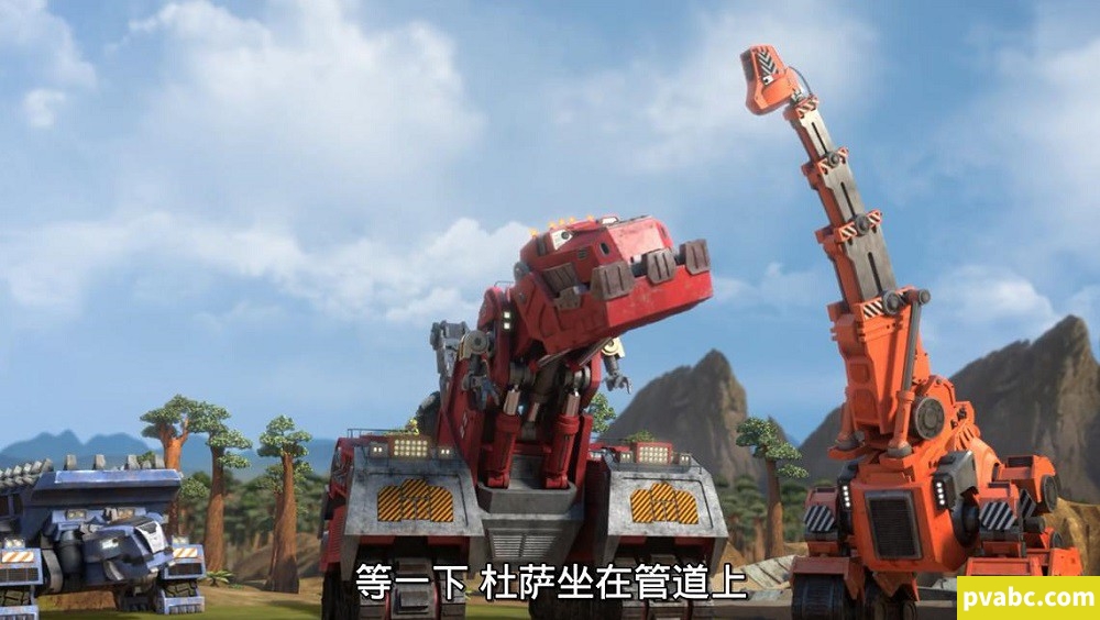 图片[1]-恐龙卡车 Dinotrux 中文版动画片第1/2/3季全78集国语中字高清1080P视频MP4百度云下载-糖果ABC资源站