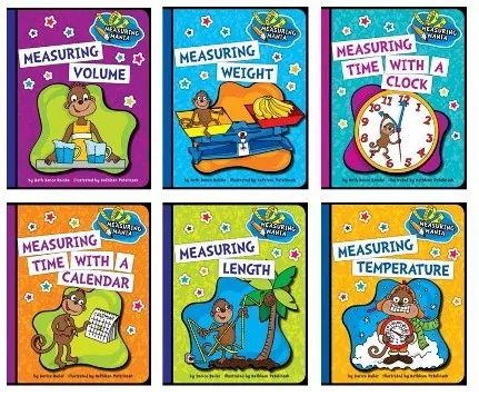 《Measuring Mania》六册疯狂测量系列儿童科普英文教材PDF-糖果ABC资源站